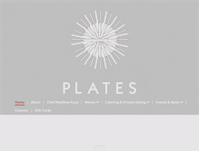 Tablet Screenshot of platesonthepark.com